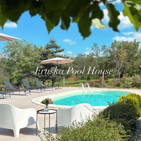 Villa Fruska Pool House Sremska Kamenica Exterior foto